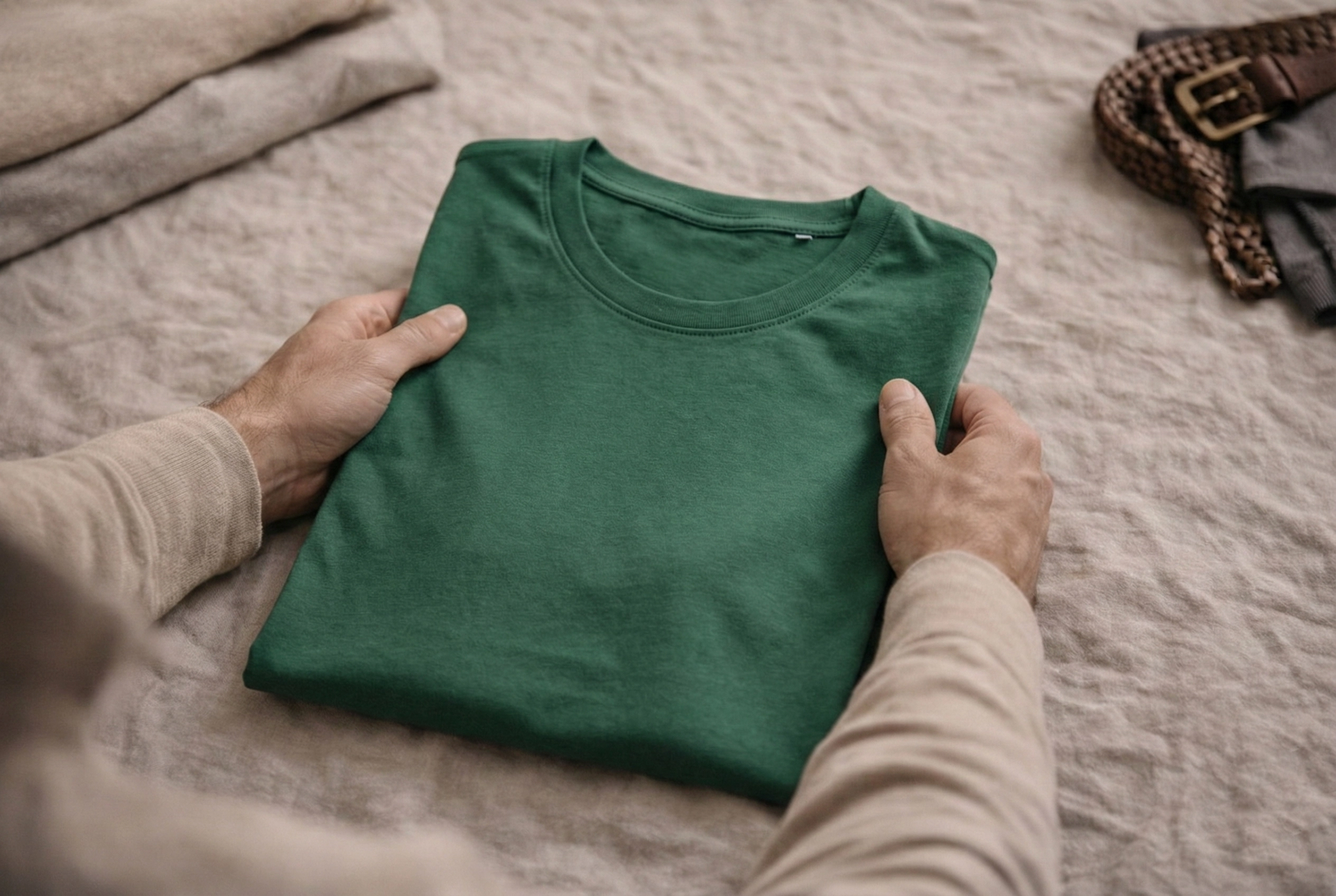 Gesto 02 la piega che evita le righe