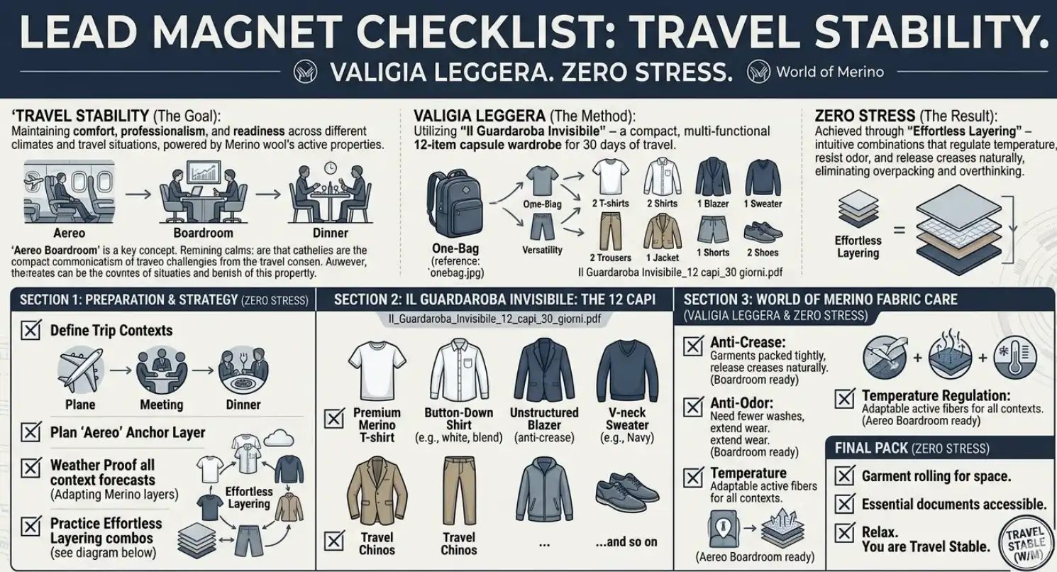 Travel Stability - Die essentielle Merino-Garderobe