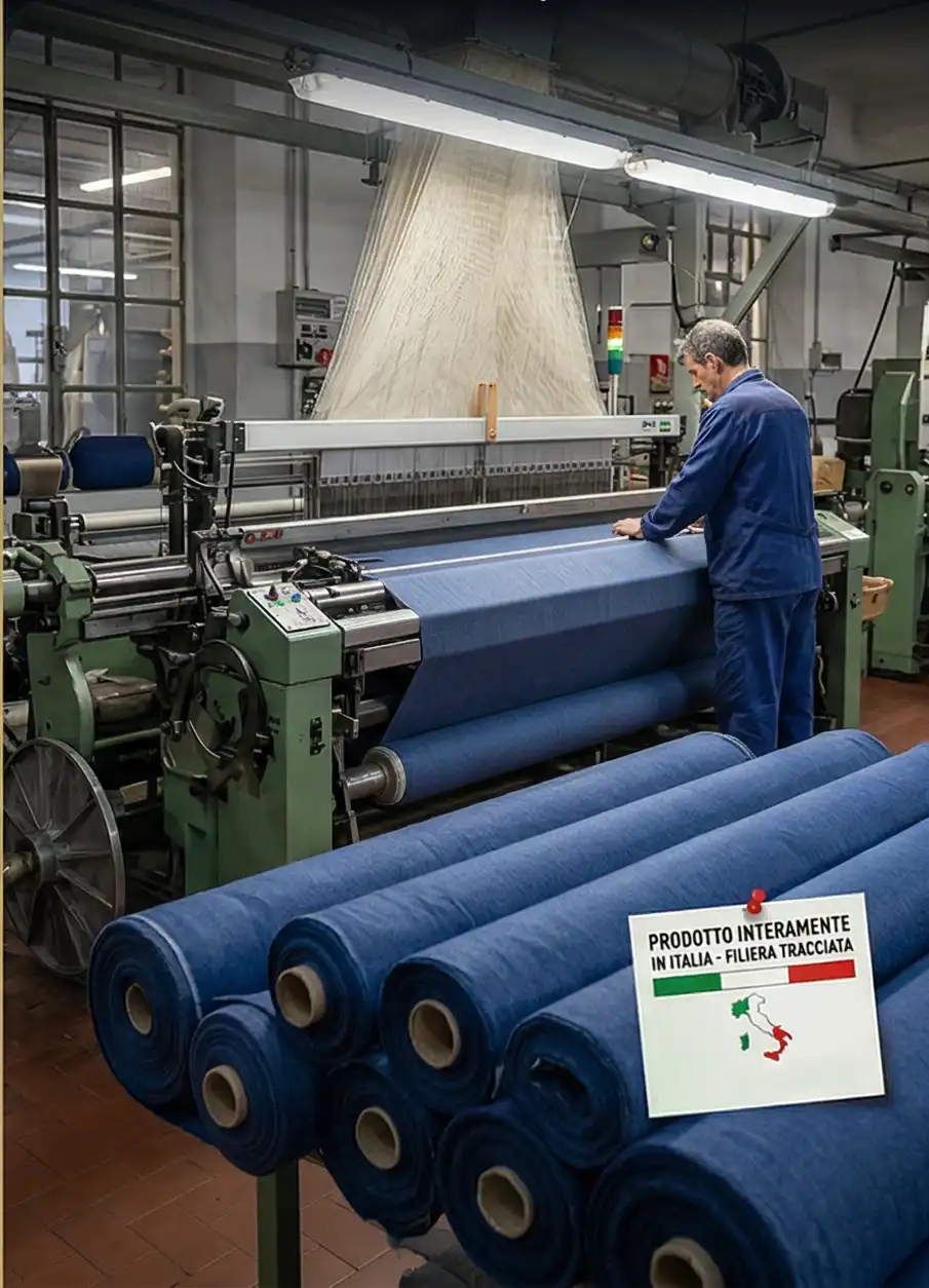 Tessile italiano filiera produttiva