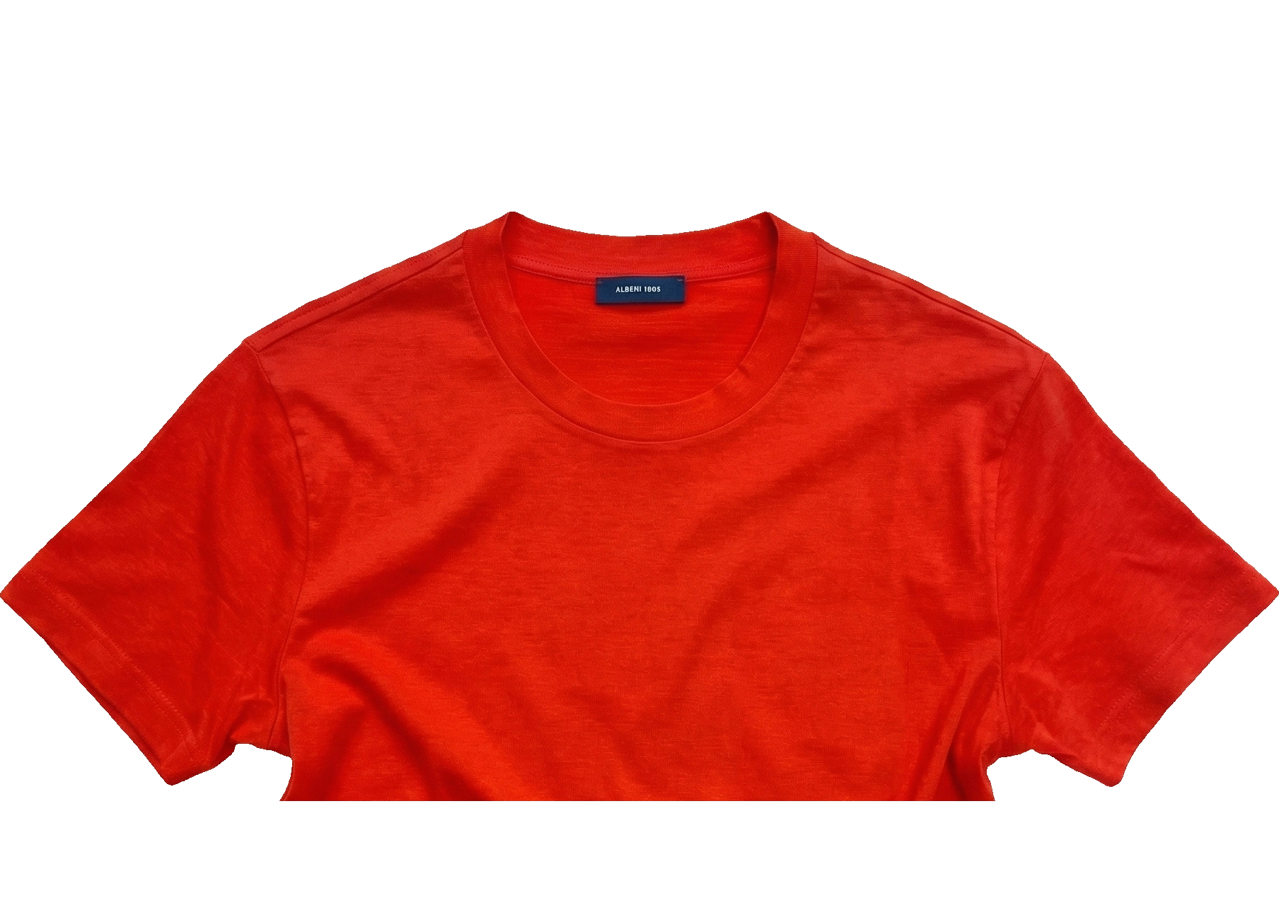 T-shirt premium 17 micron lana merino rossa